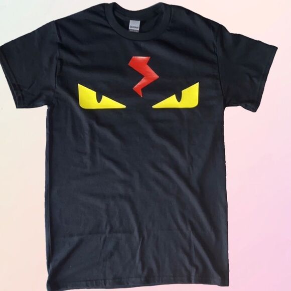 Black Monster Bug Eye Tee, Unisex, Size Small-3XL - Picture 2 of 8